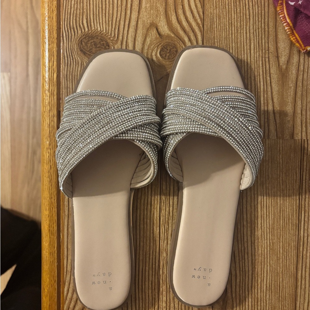 A New Day Felicia Rhinestone Sandals
